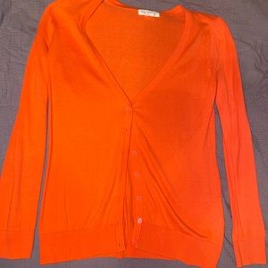 Orange Cardigan